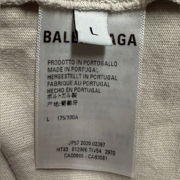 Balenciaga Unisex Logo T-Shirt - Picture 3 of 4